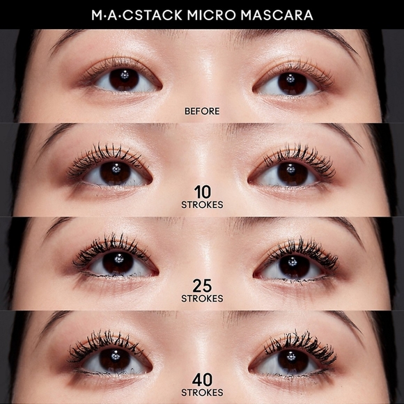 MAC Stack Micro Brush  Mascara New In Box Full Size 12 ml - Picture 3 of 9